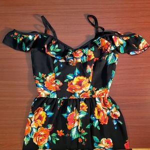 Black Floral Dress